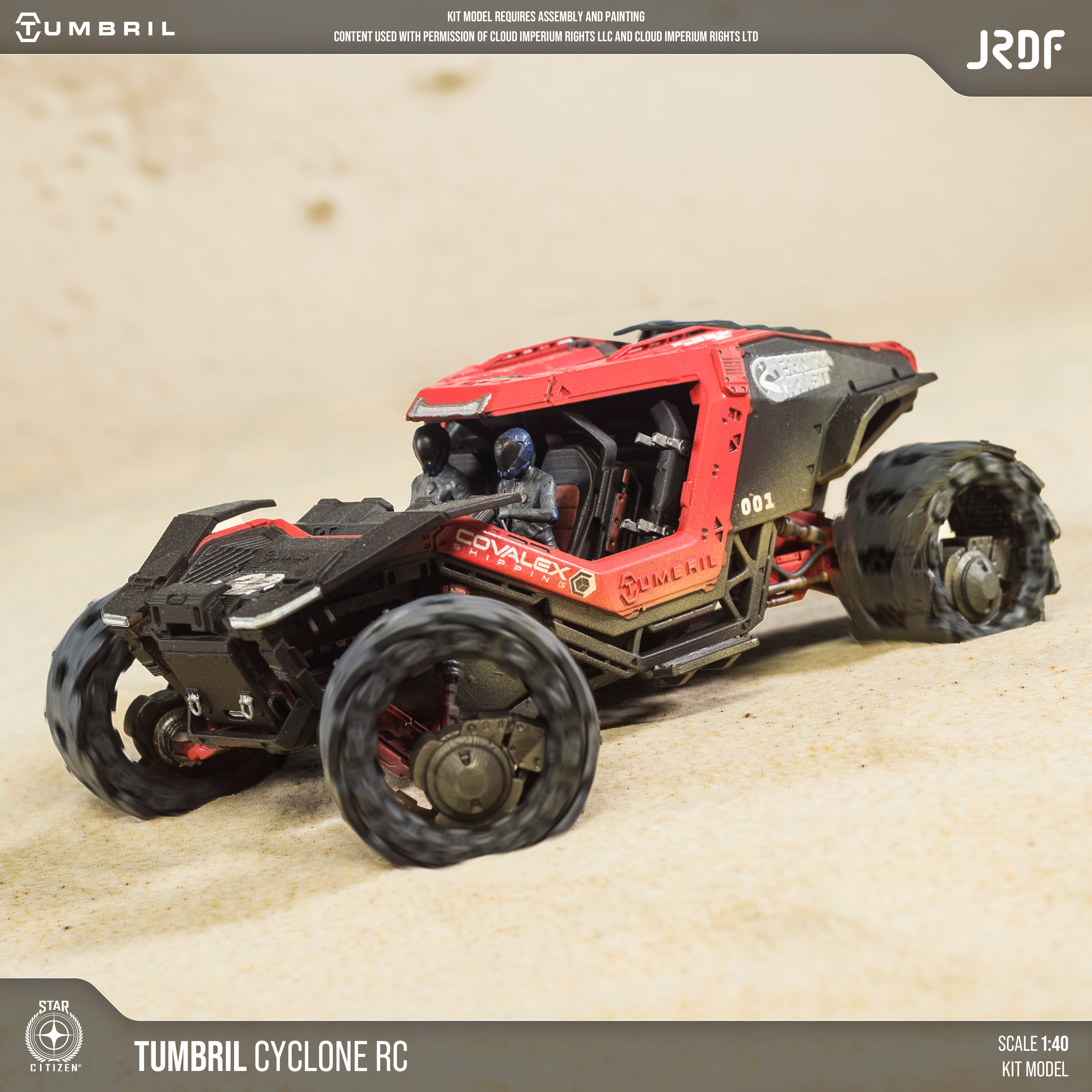 Cyclone RC Kit Model 1 40 JRDF