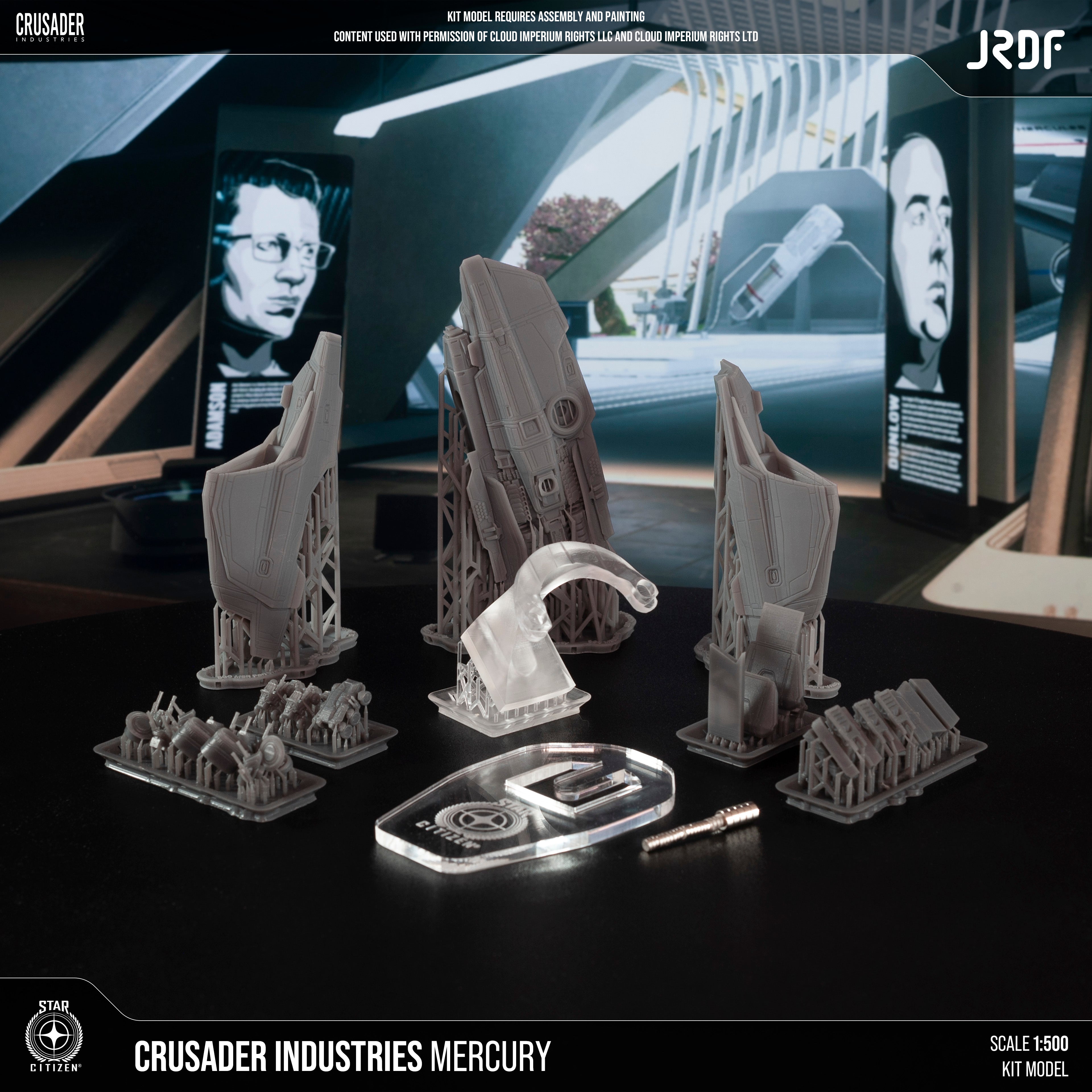 Mercury Kit Model (1:500) – JRDF