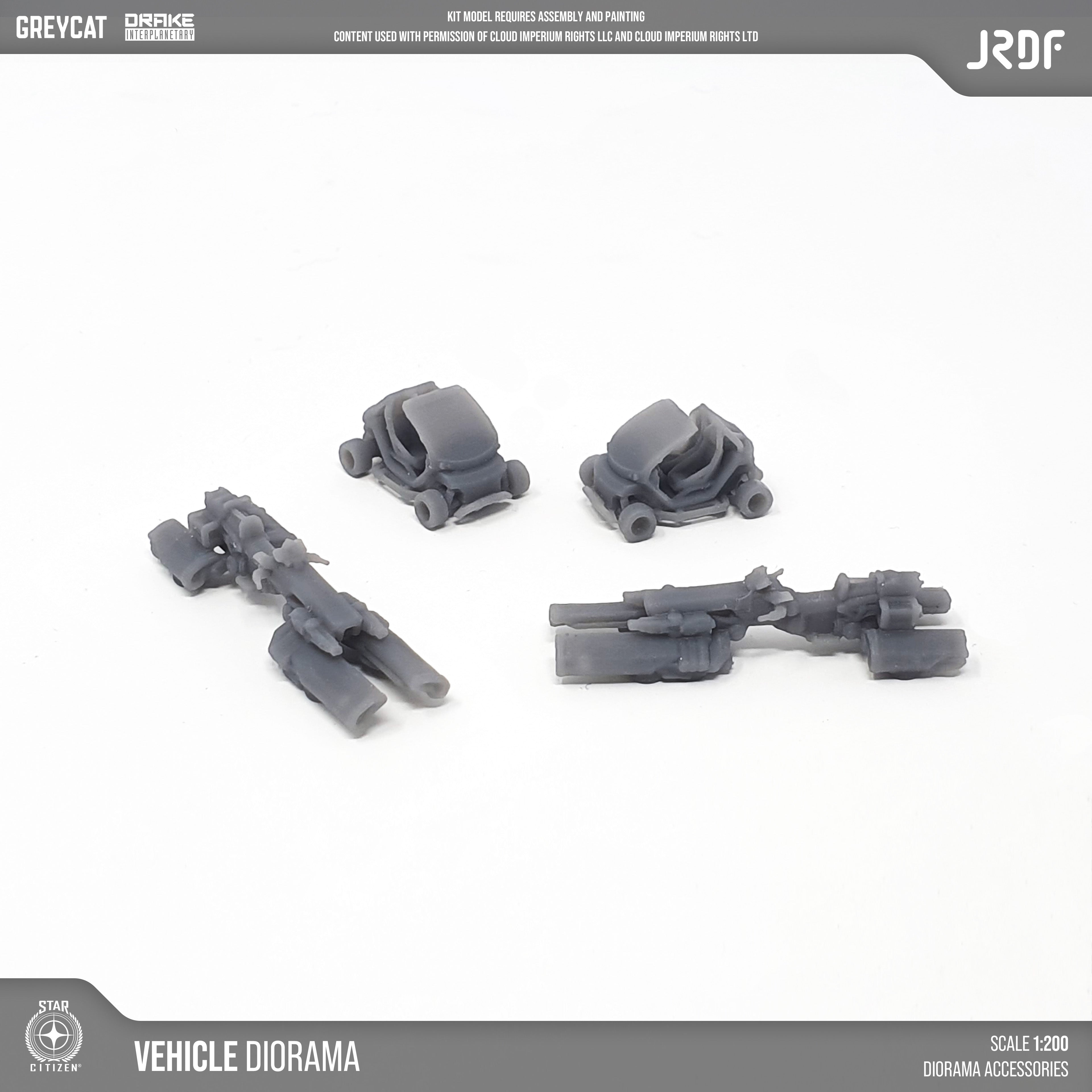 完全セットロードウォリアーズ ANIMAL ＆ HAWK 2体セット 未開封 Ground Vehicle Diorama Kit (1:200) – JRDF